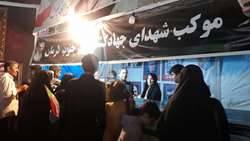 ادامه خدمت‌رسانی موکب شهدای جهاد کشاورزی جنوب کرمان با میزبانی مدیریت باغبانی سازمان